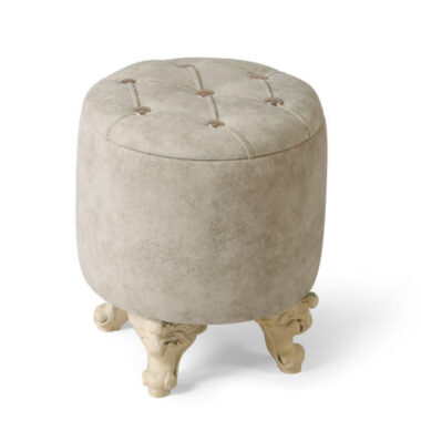 Classic dressing chair isolated on white background