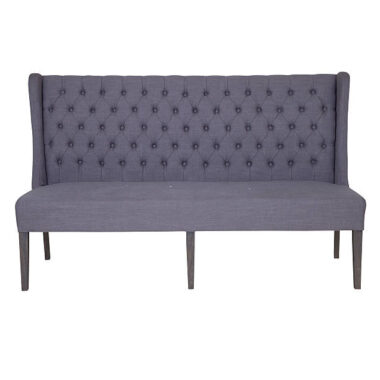 Indoor bench with clipping path. studio isolated on white background.